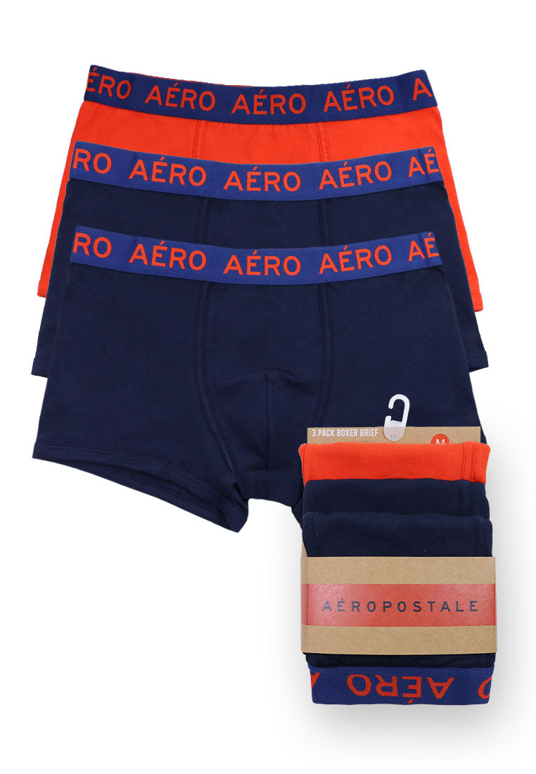 Buy Aeropostale men 4 pcs set boxer briefs red and navy combo Online