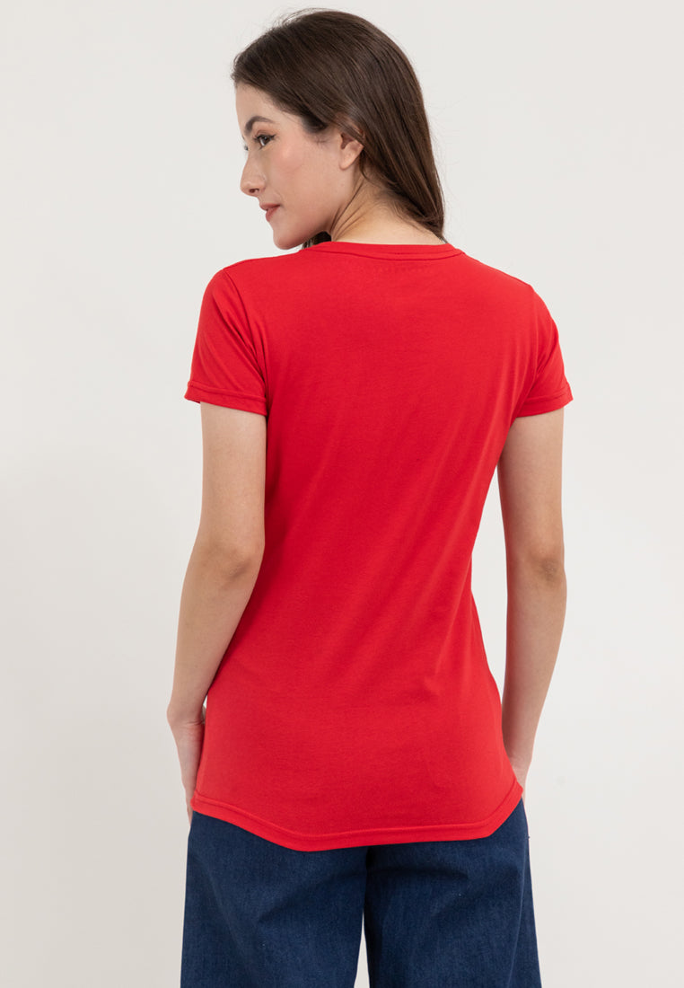 LA 87 NYC TEE  True Red