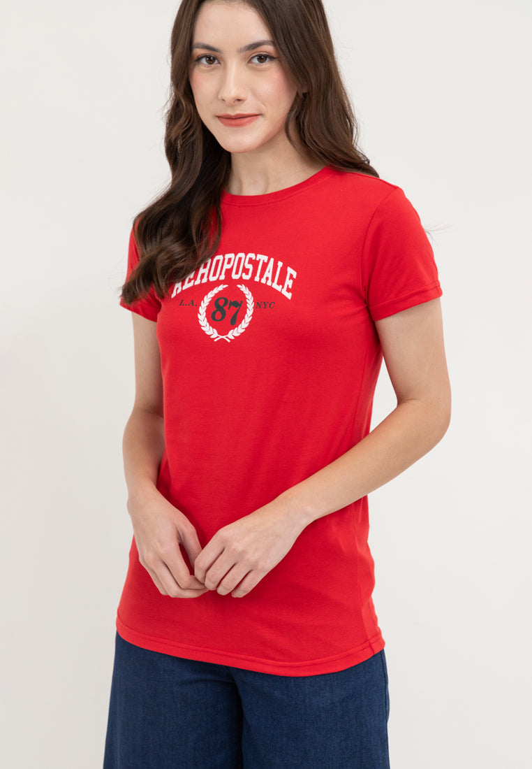 LA 87 NYC TEE  True Red