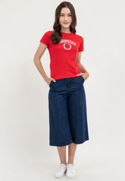 LA 87 NYC TEE  True Red