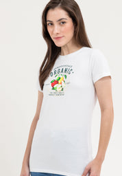 REGULAR FIT GRAPHIC LADIES T-SHIRT