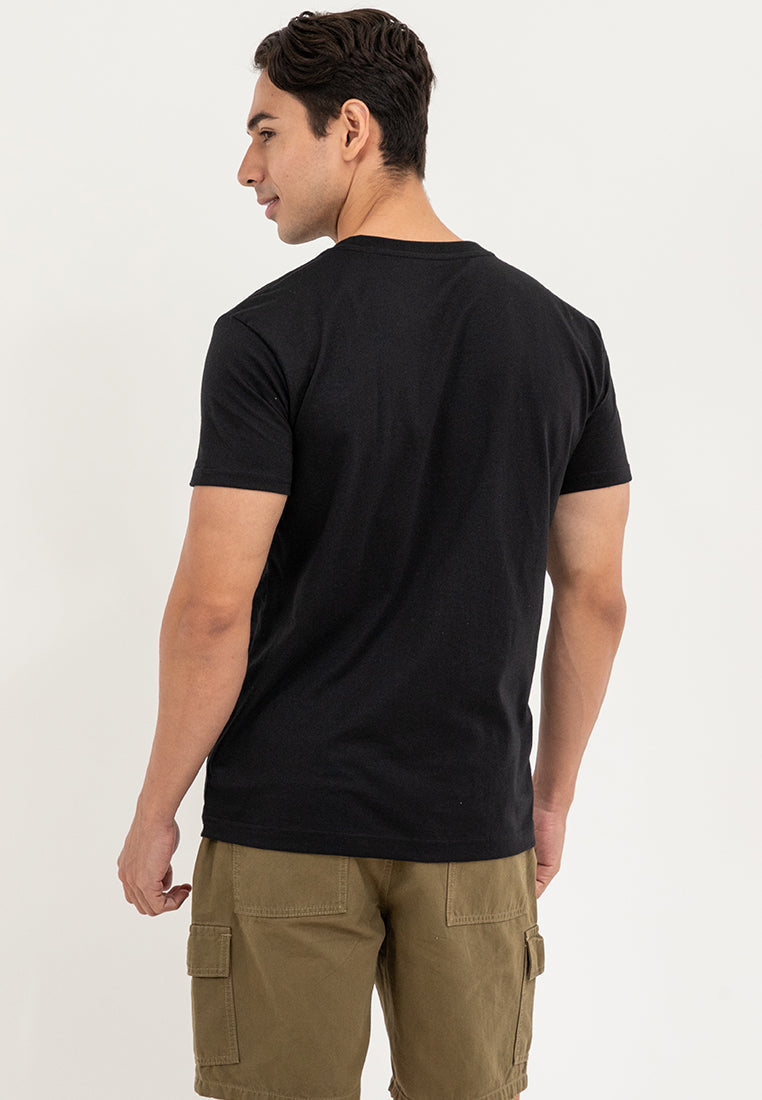 COTTON JERSEY MEN'S TEE W/ HI-DEM & SOFT TOUCH PRINT