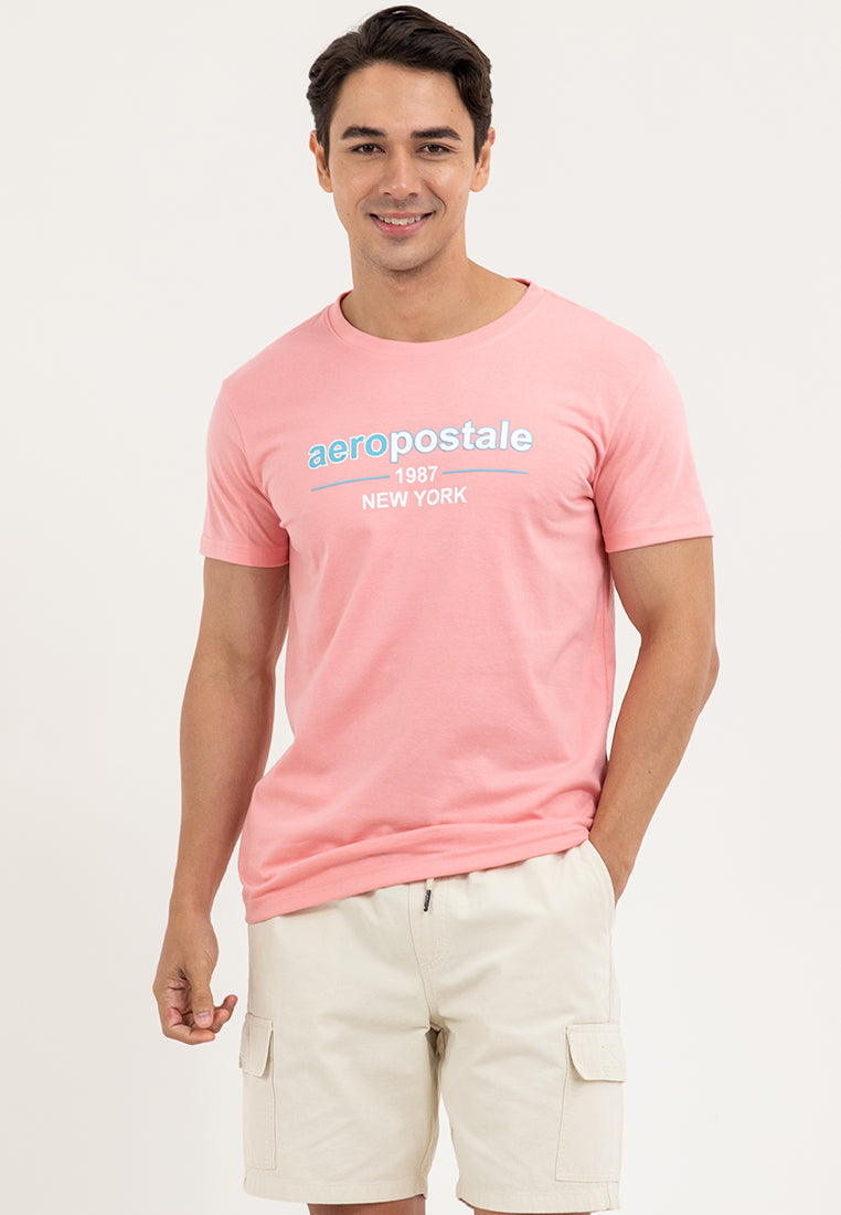 COTTON JERSEY MEN'S TEE W/ HI-DEM & SOFT TOUCH PRINT