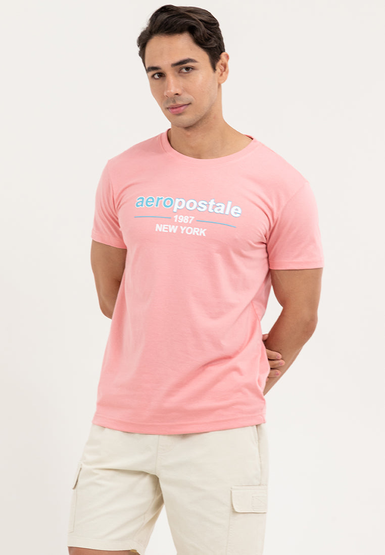 COTTON JERSEY MEN'S TEE W/ HI-DEM & SOFT TOUCH PRINT