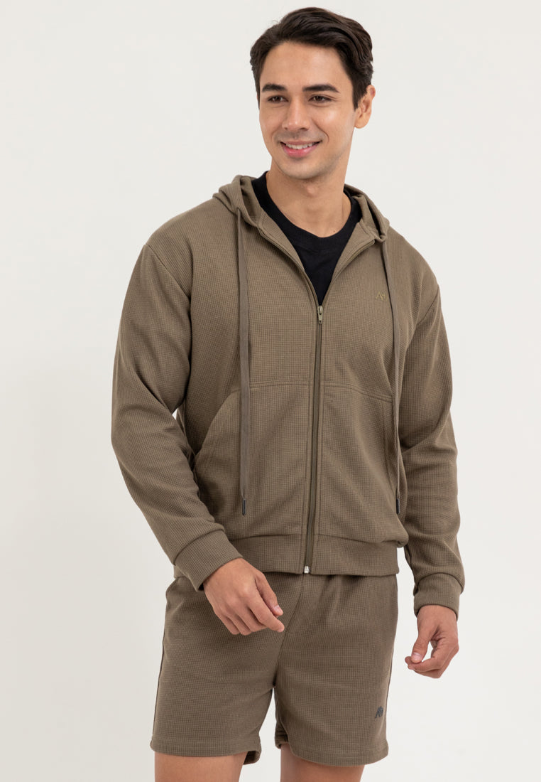 AEROPOSTALE ESSENTIAL ZIP THRU MEN'S HOODIE