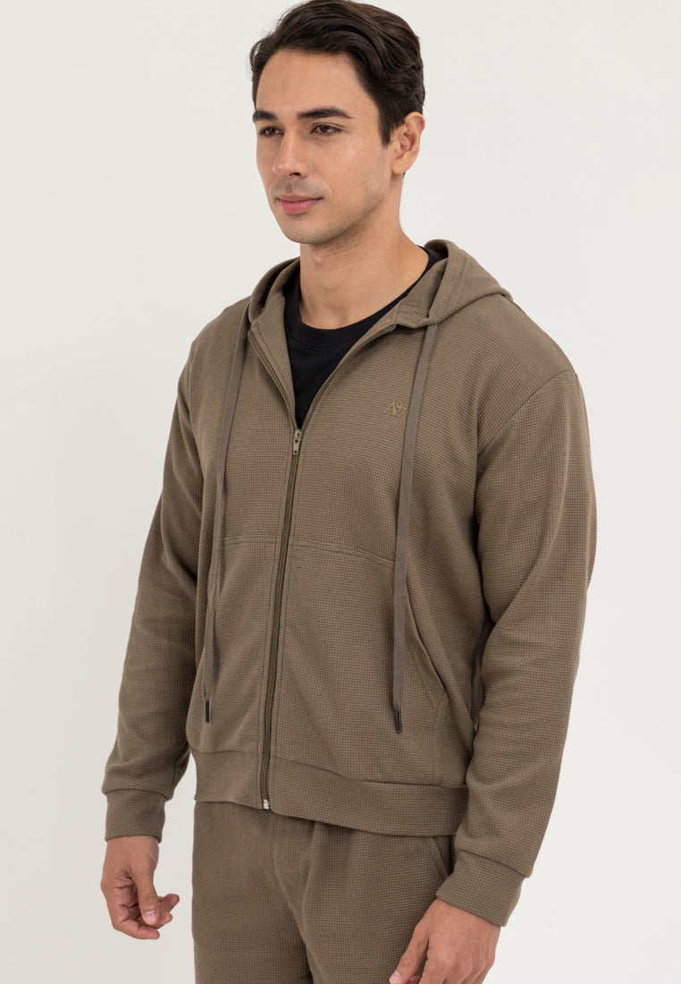 AEROPOSTALE ESSENTIAL ZIP THRU MEN'S HOODIE