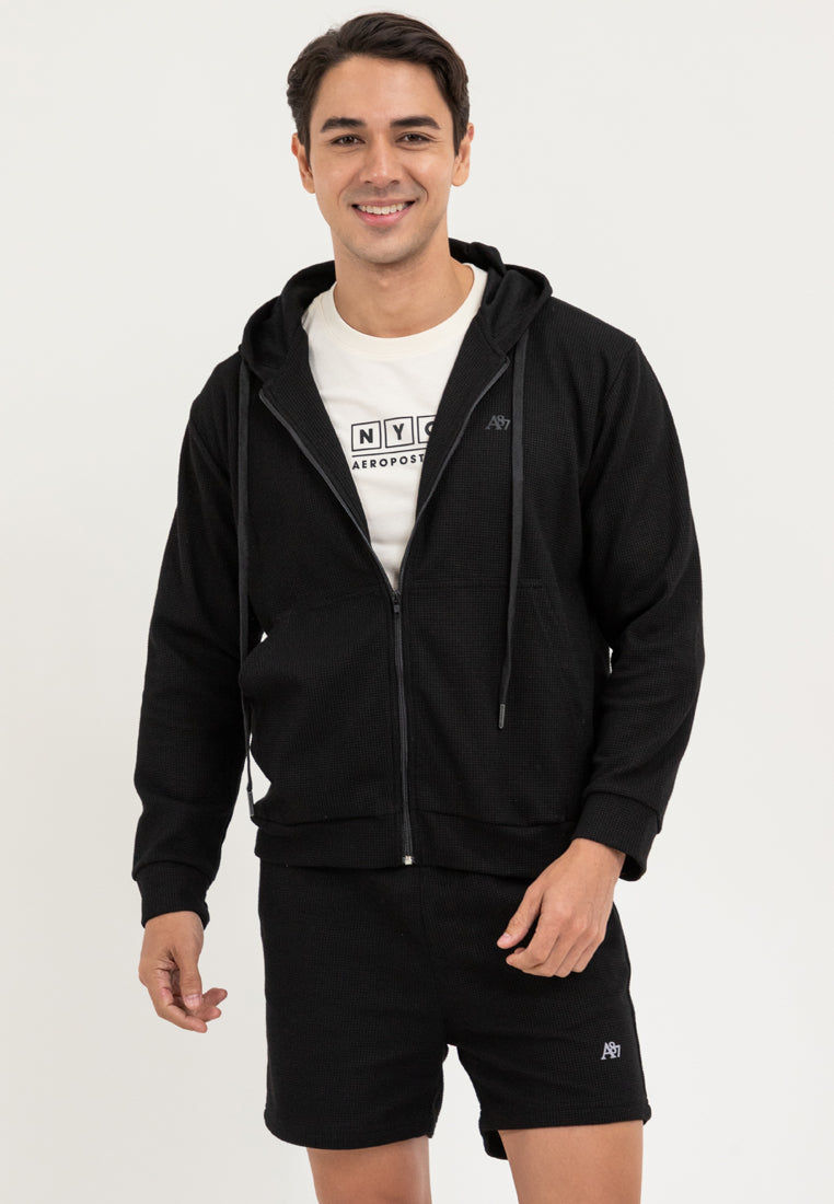 AEROPOSTALE ESSENTIAL ZIP THRU MEN'S HOODIE