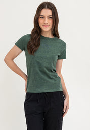 COMFORT FIT GRAPHIC LADIES T-SHIRT Forest Green