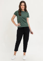 COMFORT FIT GRAPHIC LADIES T-SHIRT Forest Green