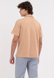 Textured Button Down with Pocket