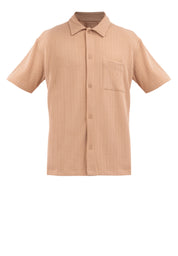 Textured Button Down with Pocket