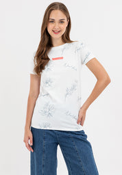 FLORAL Girls Snow White Regular Fit Graphic Tee