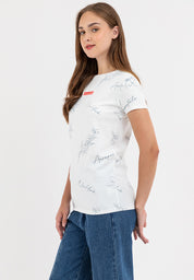 FLORAL Girls Snow White Regular Fit Graphic Tee