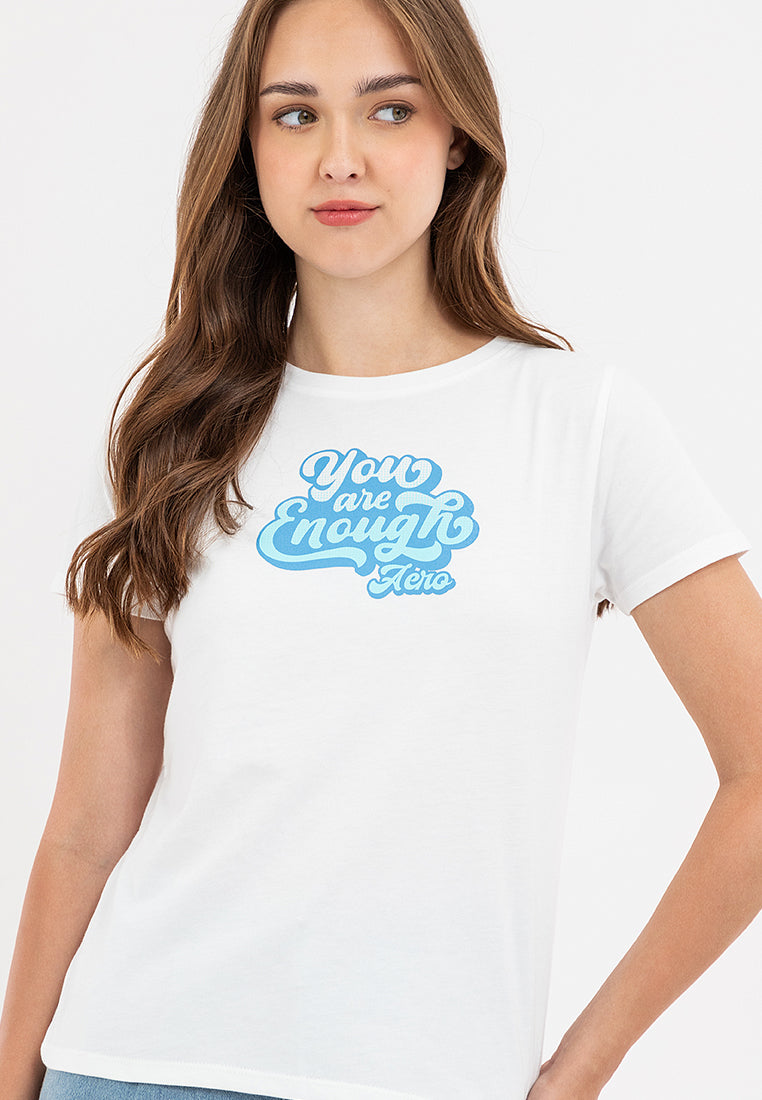 AERO Girls Snow White Comfort Fit Graphic Tee
