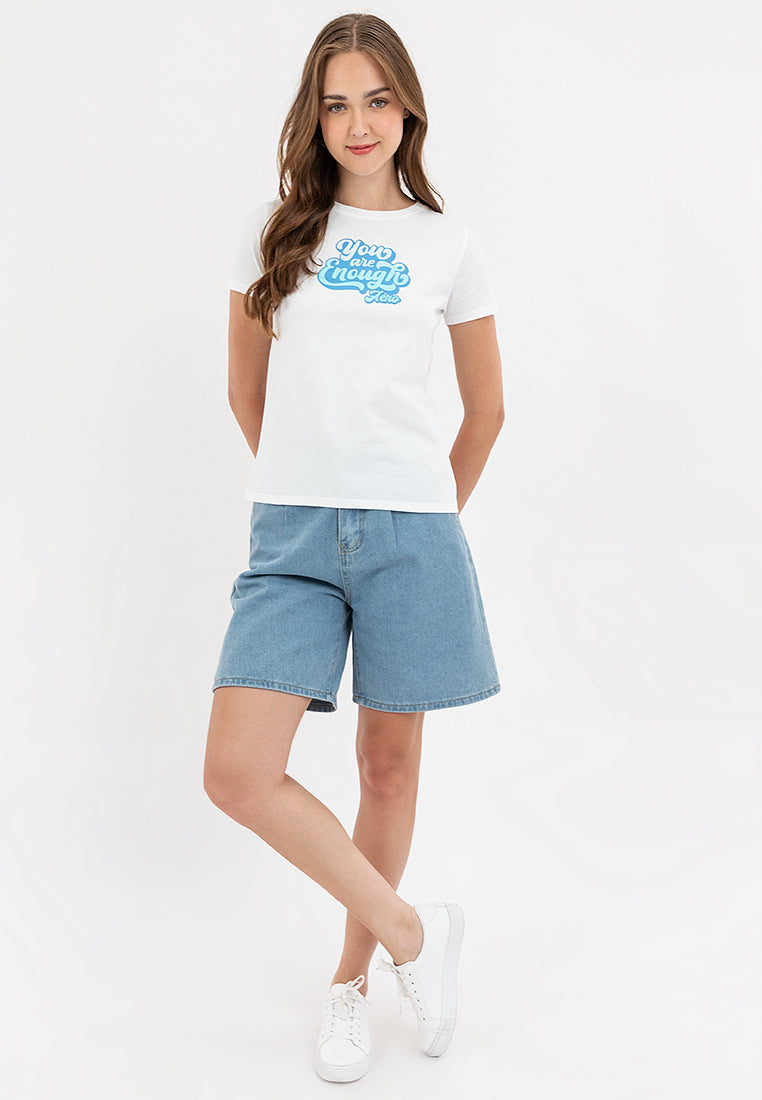 AERO Girls Snow White Comfort Fit Graphic Tee