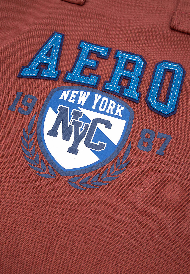 NEW YORK TOTE BAG Maroon