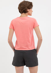 FLORAL NEW YORK TEE Shell Pink