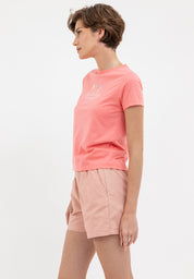 FLORAL GRAPHIC TEE Shell Pink