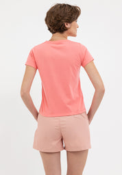 FLORAL GRAPHIC TEE Shell Pink