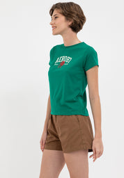 FLORAL NEW YORK TEE Ultramarine Green