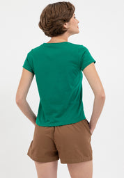 FLORAL NEW YORK TEE Ultramarine Green
