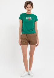 FLORAL NEW YORK TEE Ultramarine Green