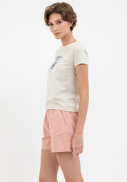 87 GRAPHIC TEE Beige