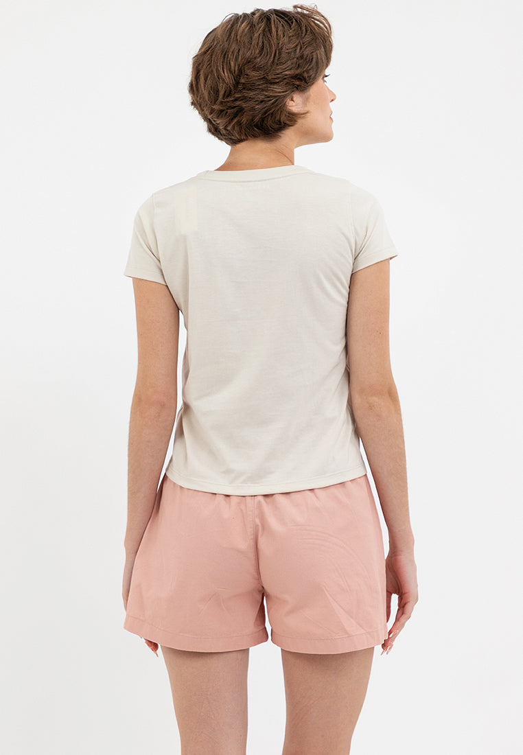 87 GRAPHIC TEE Beige