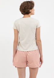 87 GRAPHIC TEE Beige