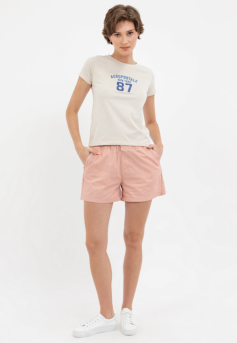 87 GRAPHIC TEE Beige