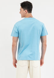VERTICAL LOGO TEE Air Blue
