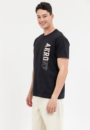 VERTICAL LOGO TEE Black