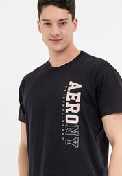 VERTICAL LOGO TEE Black