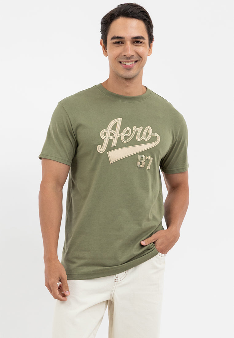 BRAND LOGO APPLIQUE TEE