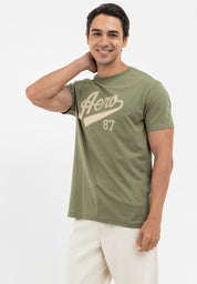 BRAND LOGO APPLIQUE TEE