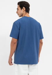 STRIPE WAFFLE LOOSE POCKET TEE