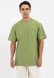 STRIPE WAFFLE LOOSE POCKET TEE