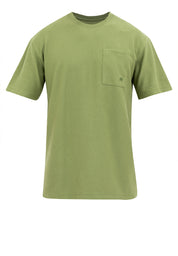 STRIPE WAFFLE LOOSE POCKET TEE