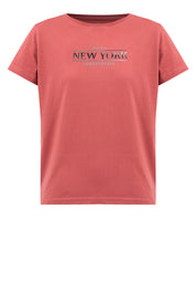 NEW YORK TEE  Dusty Cedar