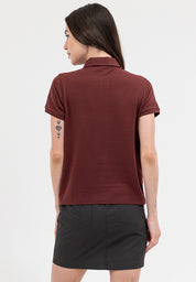 A87 POLO SHIRT Bitter Chocolate