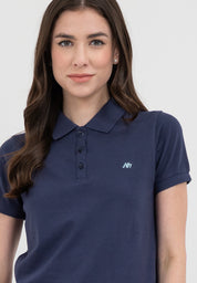 A87 POLO SHIRT Navy Blue