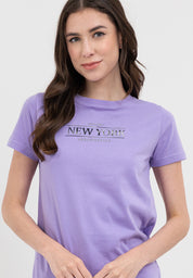 NEW YORK TEE  Violet Tulip