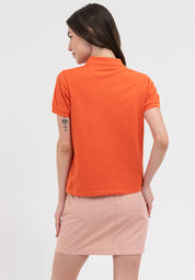 A87 POLO SHIRT Rust Orange