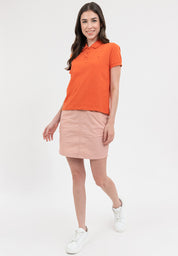 A87 POLO SHIRT Rust Orange