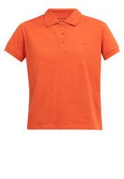 A87 POLO SHIRT Rust Orange