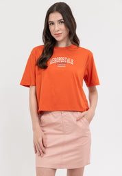 BRAND LOGO BOXY TEE