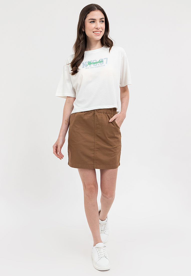 ELASTIC WAIST SKIRT
