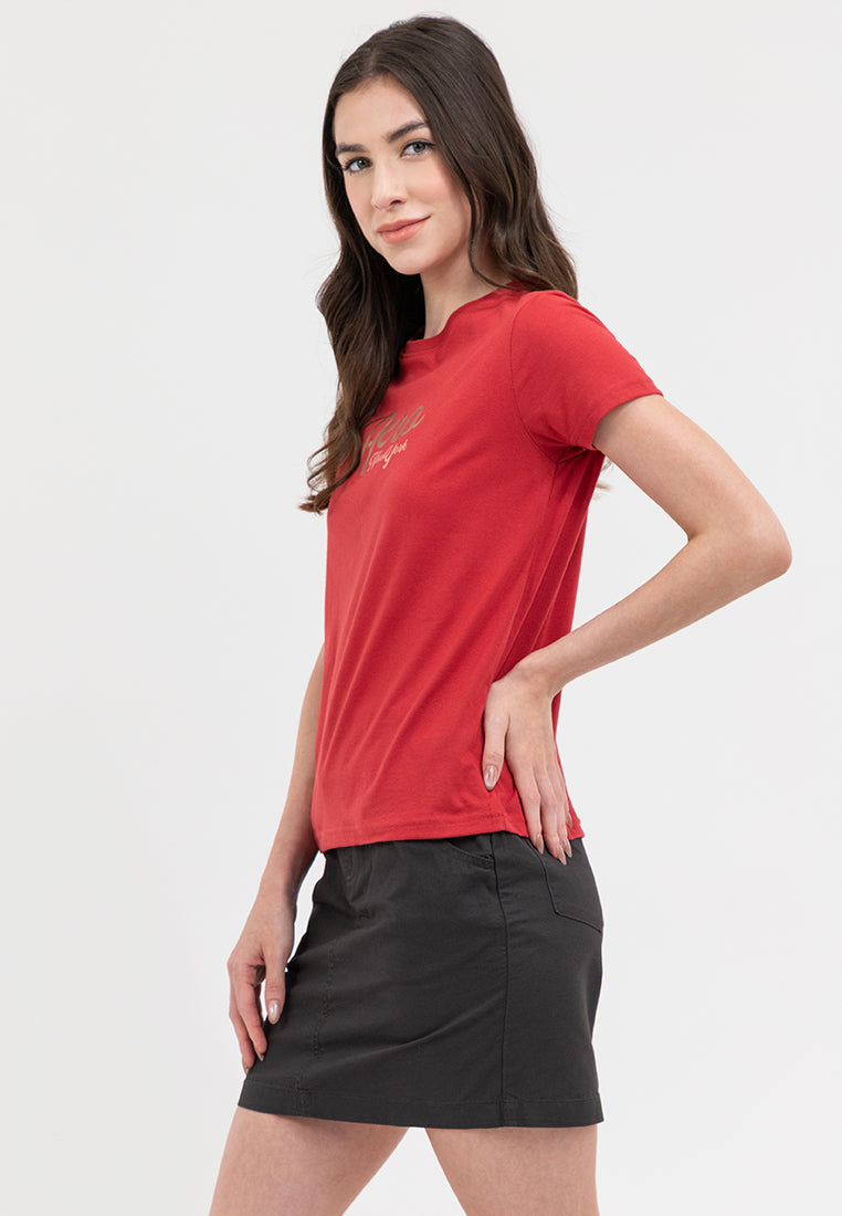 BRAND LOGO SCRIPT TEE Chili Pepper