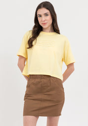 EMBOSSED LOGO BOXY TEE