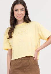 EMBOSSED LOGO BOXY TEE